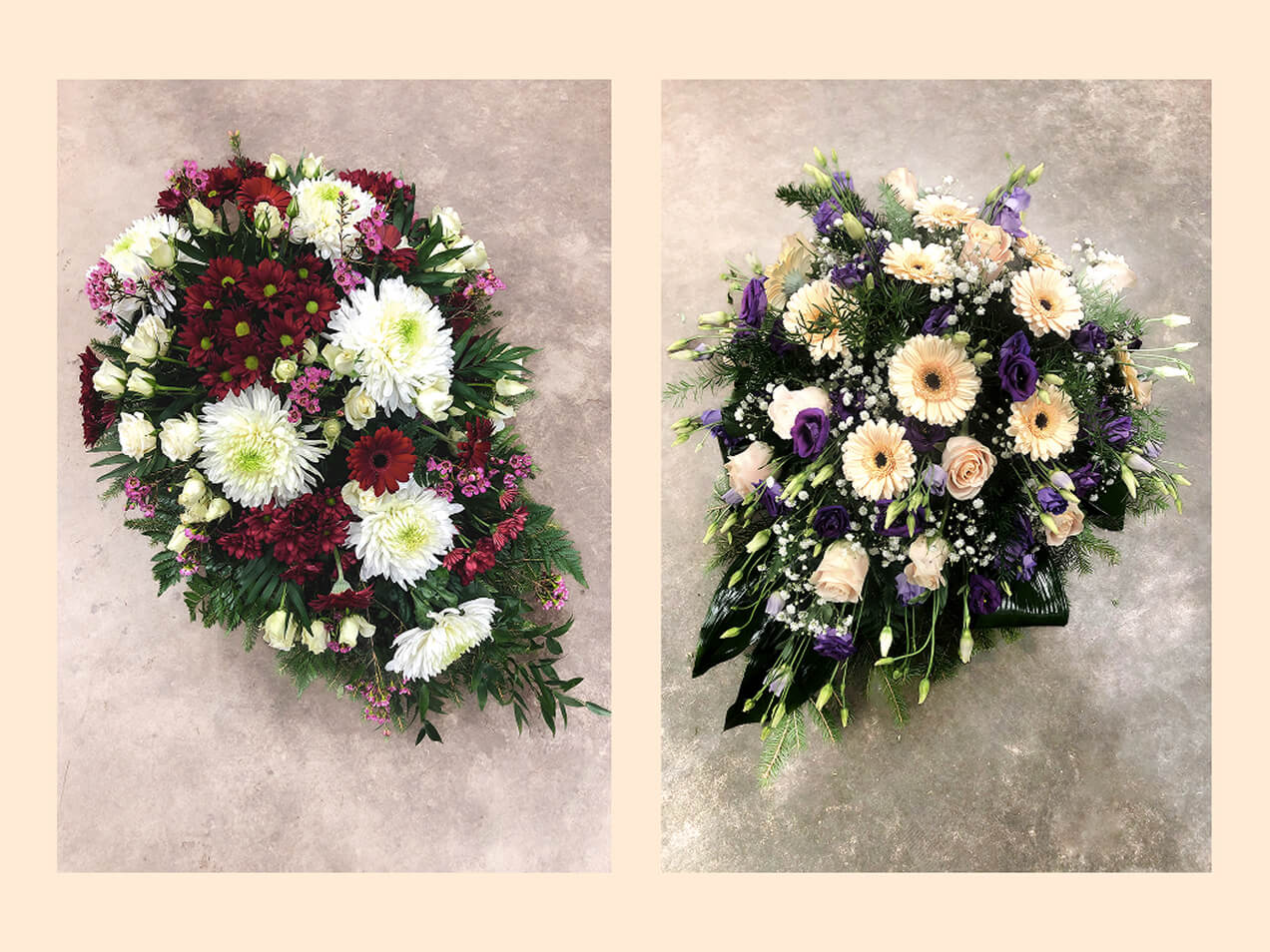 Венки и цветы для традиционных похорон