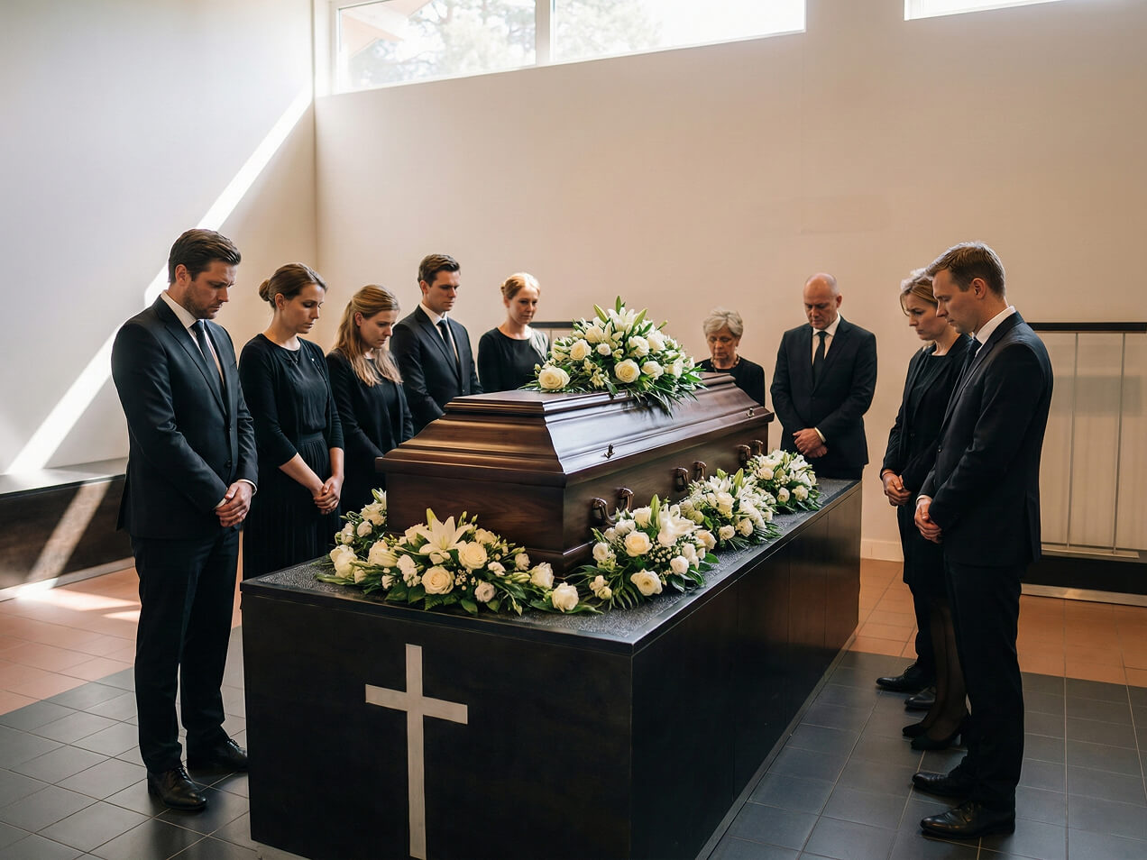 Церемония прощания перед кремацией